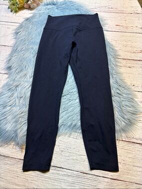 CRZ YOGA Navy High-Rise Performance Leggings sz L